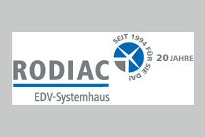 Ein ganz herzliches Dankeschön an Sie.....<br /><br />unsere Kunden, Lieferanten, Geschäftspartner und natürlich auch an unser Team. Ohne Ihr Vertrauen in unsere Leistungsfähigkeit und unseren hohen Anspruch an Ihre Zufriedenheit könnten wir nicht auf 20 erfolgreiche Jahre<br /><br />RODIAC EDV-Systemhaus GmbH zurückblicken.